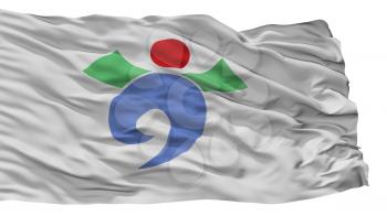 Usuki City Flag, Country Japan, Oita Prefecture, Isolated On White Background, 3D Rendering