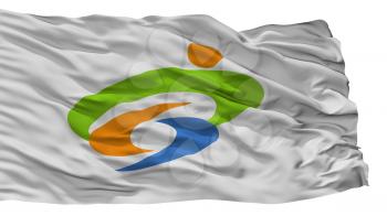 Yasugi City Flag, Country Japan, Shimane Prefecture, Isolated On White Background, 3D Rendering