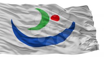 Katagami City Flag, Country Japan, Akita Prefecture, Isolated On White Background, 3D Rendering