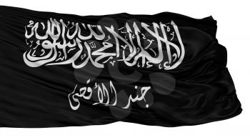 Jund Al Aqsa Flag, Isolated On White Background, 3D Rendering