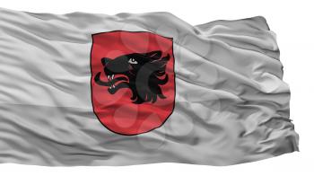 Balvi City Flag, Country Latvia, Isolated On White Background, 3D Rendering