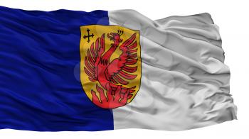 Dagda City Flag, Country Latvia, Isolated On White Background, 3D Rendering