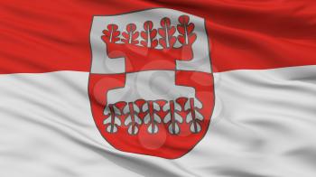 Silale City Flag, Country Lithuania, Closeup View, 3D Rendering