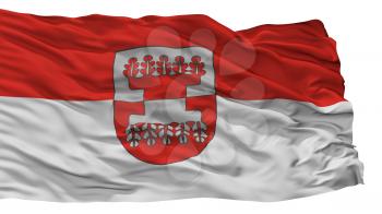 Silale City Flag, Country Lithuania, Isolated On White Background, 3D Rendering