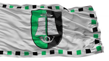 Silute City Flag, Country Lithuania, Isolated On White Background, 3D Rendering