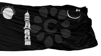 Liwa E Ahmadiyya Flag, Isolated On White Background, 3D Rendering