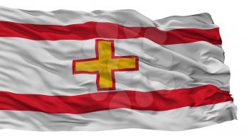 Siggiewi City Flag, Country Malta, Isolated On White Background, 3D Rendering