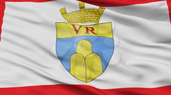 Victoria City Flag, Country Malta, Gozo Island, Closeup View, 3D Rendering