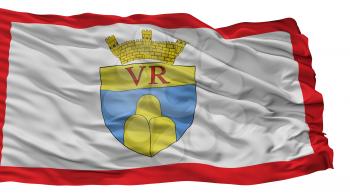 Victoria City Flag, Country Malta, Gozo Island, Isolated On White Background, 3D Rendering