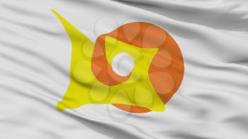 Chetumal City Flag, Country Mexico, Closeup View, 3D Rendering