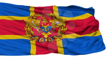 Moldovan Armed Forces Flag, Isolated On White Background, 3D Rendering