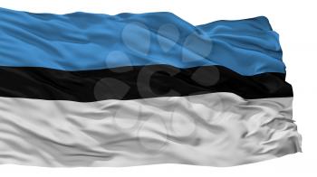 Zastava Pv City Flag, Country Montenegro, Isolated On White Background, 3D Rendering