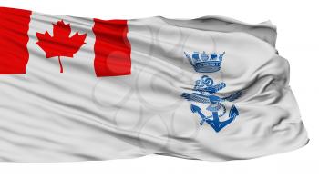 Canada Naval Ensign Flag, Isolated On White Background, 3D Rendering