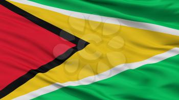 Guyana Naval Ensign Flag, Closeup View, 3D Rendering