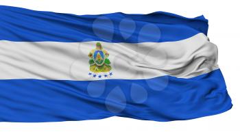 Honduras Naval Ensign Flag, Isolated On White Background, 3D Rendering