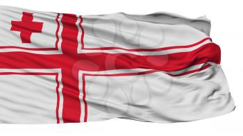 Tonga Naval Ensign Flag, Isolated On White Background, 3D Rendering