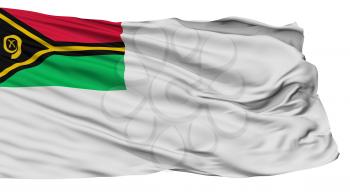 Vanuatu Naval Ensign Flag, Isolated On White Background, 3D Rendering