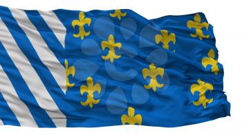 Bellingwedde City Flag, Country Netherlands, Isolated On White Background, 3D Rendering