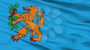 Brummen City Flag, Country Netherlands, Closeup View, 3D Rendering