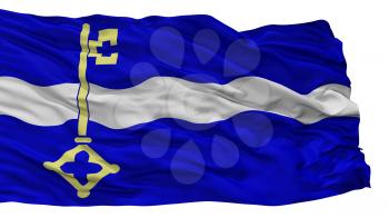 De Marne City Flag, Country Netherlands, Isolated On White Background, 3D Rendering