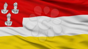 Eemnes City Flag, Country Netherlands, Closeup View, 3D Rendering