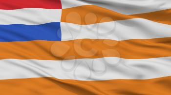 Orange Free State Flag, Closeup View, 3D Rendering