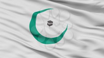 Organisation Of Islamic Cooperation Flag, Closeup View, 3D Rendering