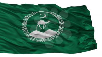 Balochistan City Flag, Country Pakistan, Isolated On White Background, 3D Rendering