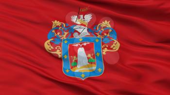 Arequipa City Flag, Country Peru, Closeup View, 3D Rendering
