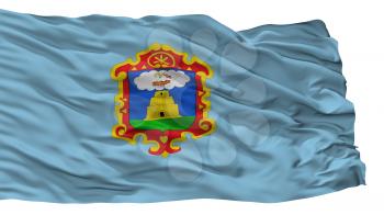 Ayacucho City Flag, Country Peru, Isolated On White Background, 3D Rendering