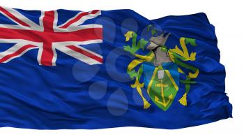 Islands City Flag, Country Pitcairn, Isolated On White Background, 3D Rendering