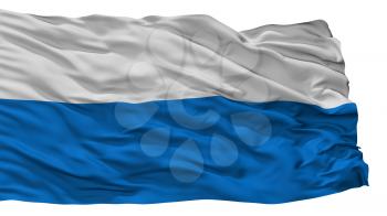 Koszalin City Flag, Country Poland, Isolated On White Background, 3D Rendering