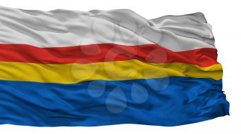 Pulawy City Flag, Country Poland, Isolated On White Background, 3D Rendering
