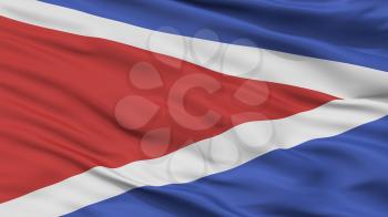 Cabo Rojo City Flag, Country Puerto Rico, Closeup View, 3D Rendering