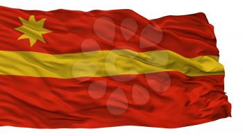 Toa Alta City Flag, Country Puerto Rico, Isolated On White Background, 3D Rendering