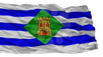 Vieques City Flag, Country Puerto Rico, Isolated On White Background, 3D Rendering