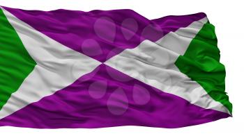 Yabucoa City Flag, Country Puerto Rico, Isolated On White Background, 3D Rendering