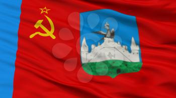 Oryol City Flag, Country Russia, Closeup View, 3D Rendering
