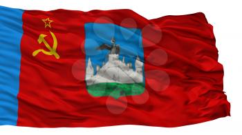 Oryol City Flag, Country Russia, Isolated On White Background, 3D Rendering