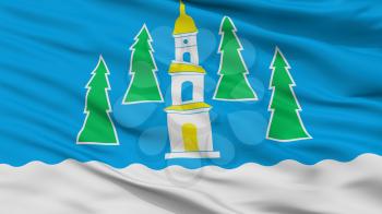 Ramenskoye City Flag, Country Russia, Closeup View, 3D Rendering