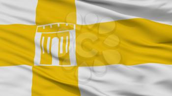 Stavropol City Flag, Country Russia, Closeup View, 3D Rendering