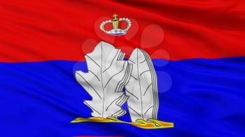 Vsevolozhsk City Flag, Country Russia, Closeup View, 3D Rendering