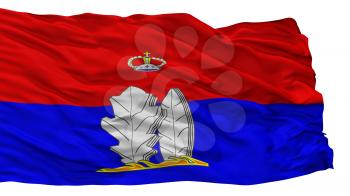 Vsevolozhsk City Flag, Country Russia, Isolated On White Background, 3D Rendering