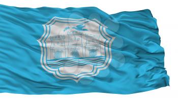 Novi Sad City Flag, Country Serbia, Isolated On White Background, 3D Rendering