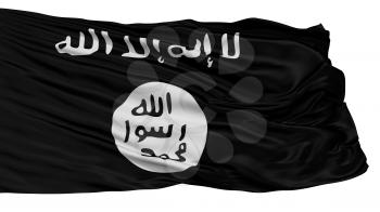 Shabab Flag, Isolated On White Background, 3D Rendering