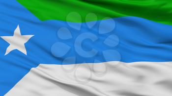 Jubaland City Flag, Country Somalia, Closeup View, 3D Rendering