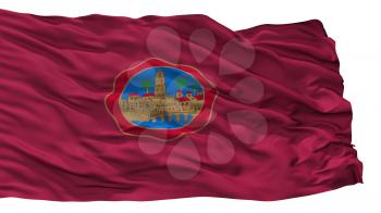 Cordoba City Flag, Country Spain, Isolated On White Background, 3D Rendering