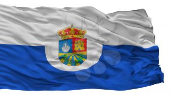 Fuenlabrada City Flag, Country Spain, Isolated On White Background, 3D Rendering