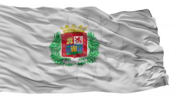 Las Palmas Gran Canaria City Flag, Country Spain, Isolated On White Background, 3D Rendering
