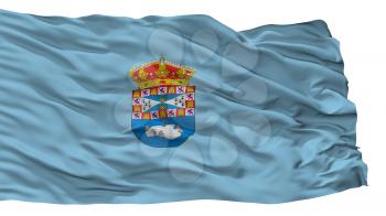 Leganes City Flag, Country Spain, Isolated On White Background, 3D Rendering